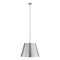Z-Lite Lilly Pendant, 1-Light, 24 In.W x 18 In.H, Brushed Nickel/Brushed Nickel 2307-24BN - alternate 1